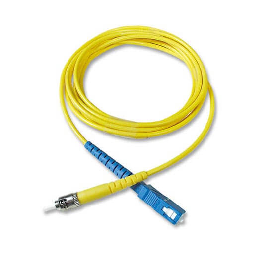 Armoured fiber optic patch cord