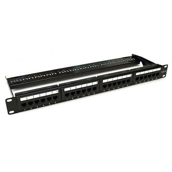 Cat6 UTP 24Port Patch Panel