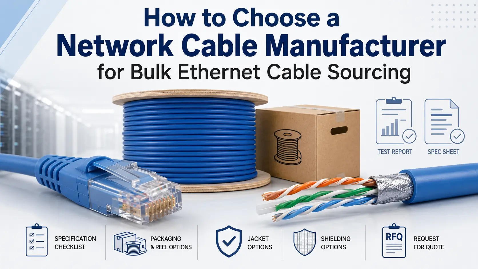 How to Choose a Network Cable Manufacturer for Bulk Ethernet Cable Sourcing