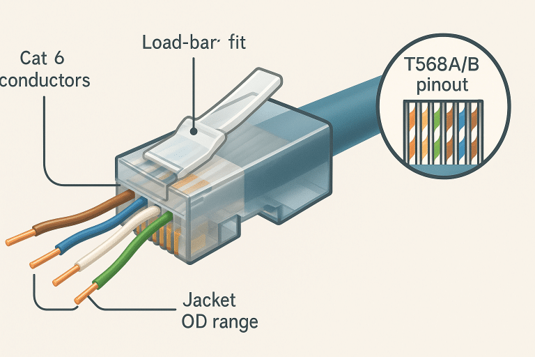 Can You Use Cat 6 Connectors on Cat5e Cable?